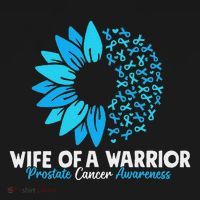Wife Of A Warrior Blue Ribbon Prostate Cancer Awareness Women's Tank Top thumb 5