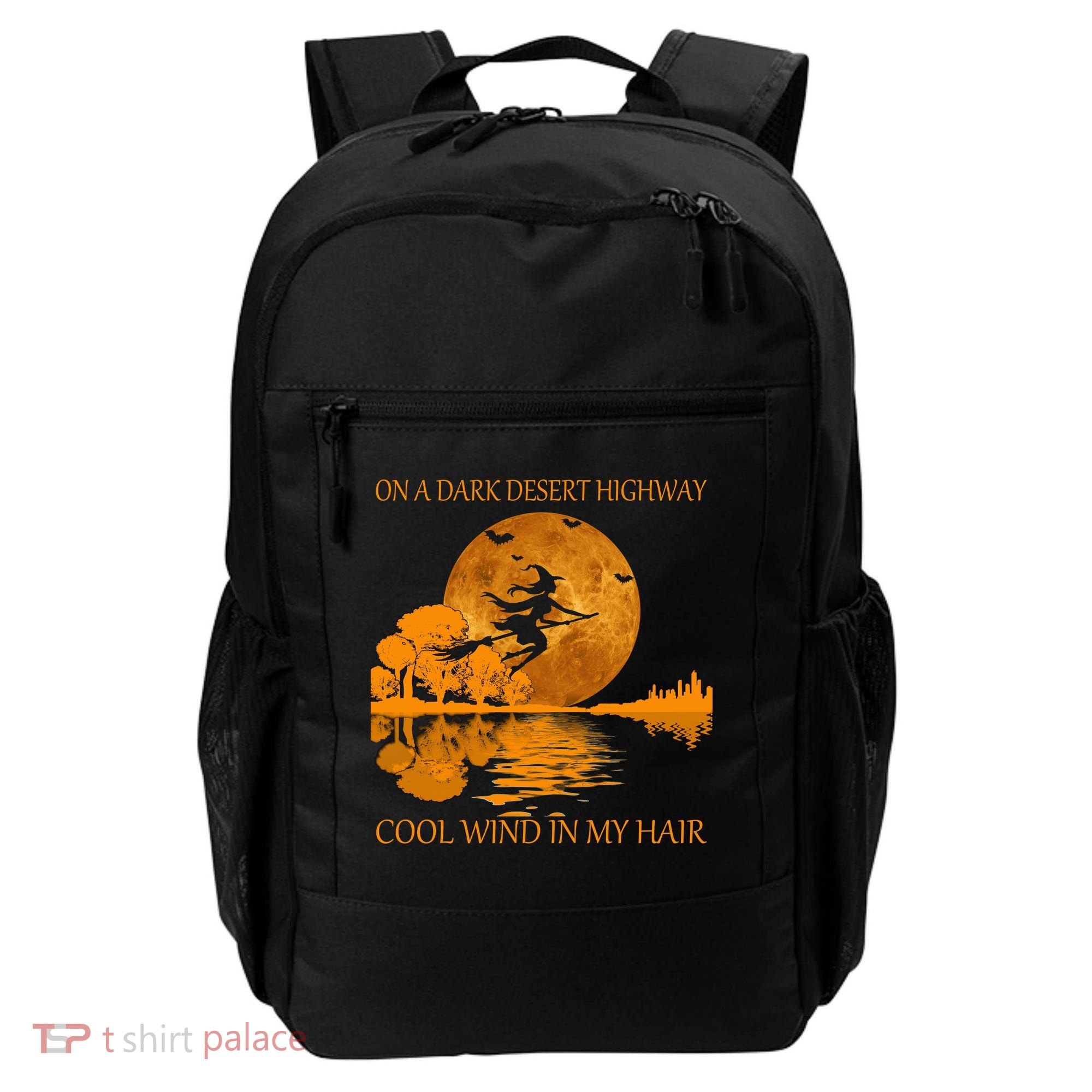 Witch On A Dark Desert Highway Cool Wind In My Hair Backpack