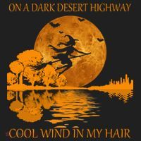 Witch On A Dark Desert Highway Cool Wind In My Hair Beanie thumb 2