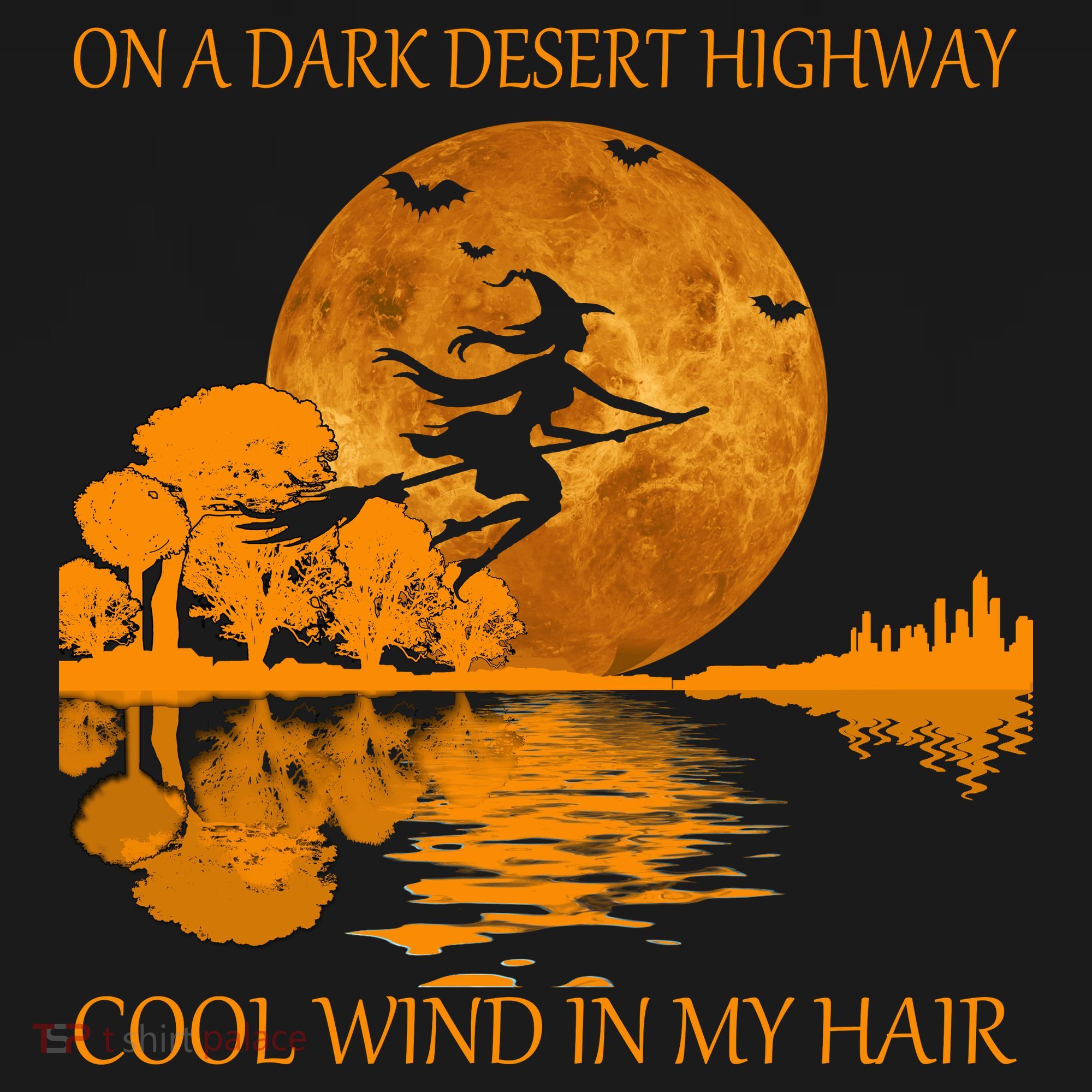 Witch On A Dark Desert Highway Cool Wind In My Hair Women's Hoodie