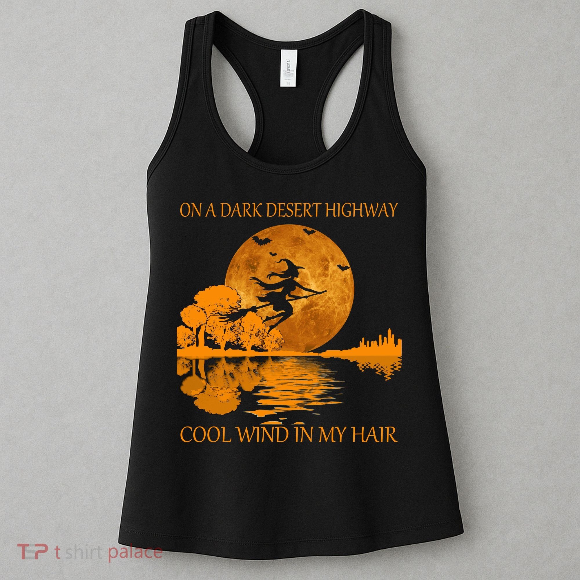 Witch On A Dark Desert Highway Cool Wind In My Hair Women's Tank Top