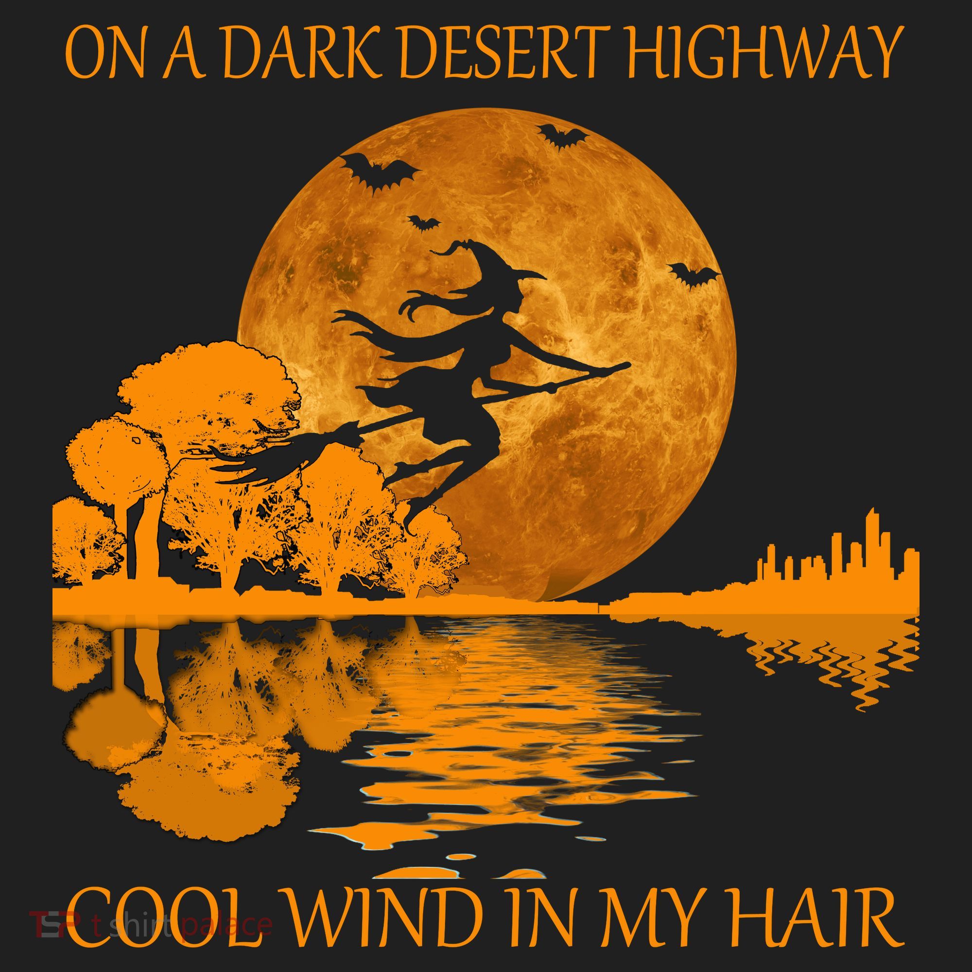 Witch On A Dark Desert Highway Cool Wind In My Hair Hat