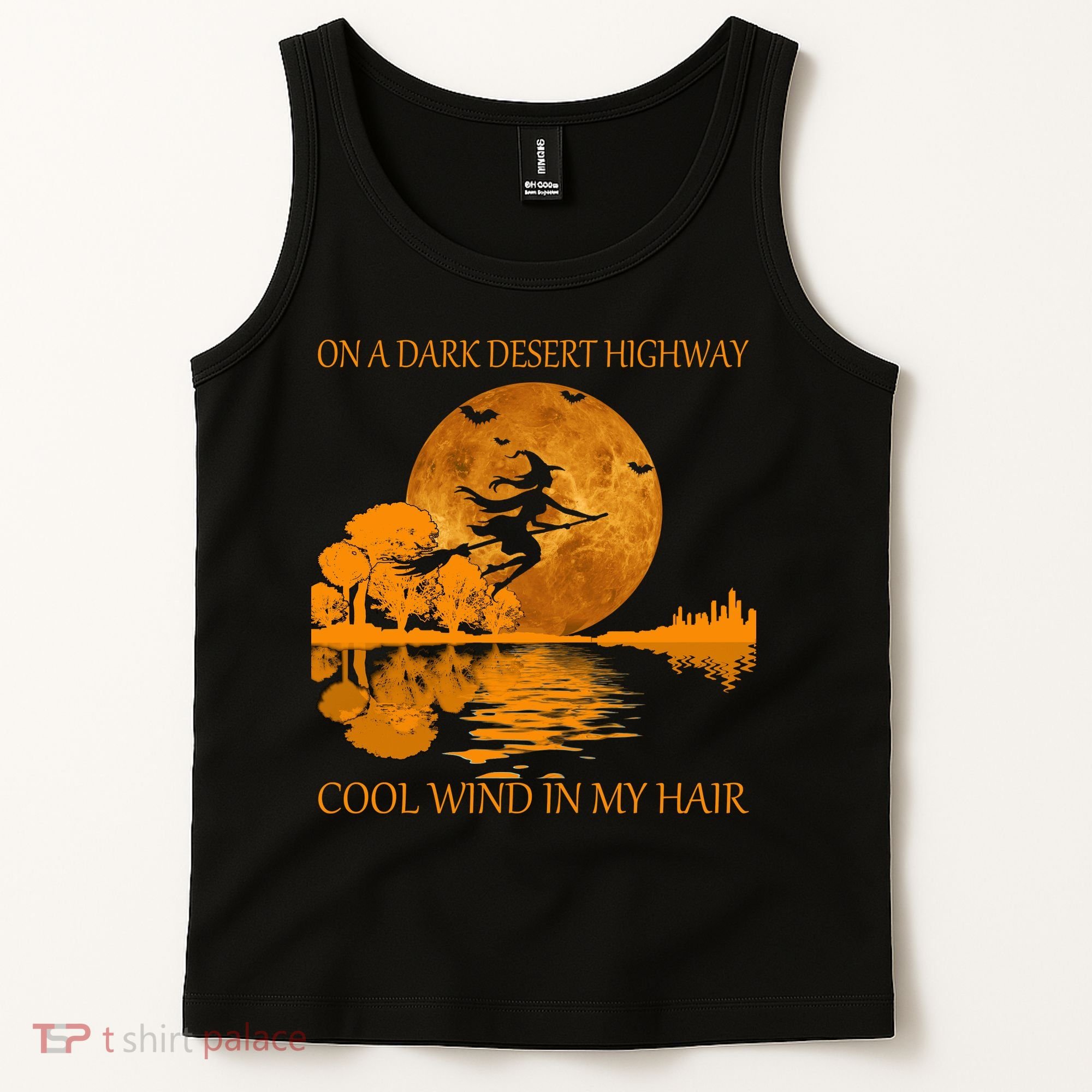 Witch On A Dark Desert Highway Cool Wind In My Hair Tank Top