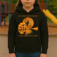 Witch On A Dark Desert Highway Cool Wind In My Hair Kids Hoodie thumb 3