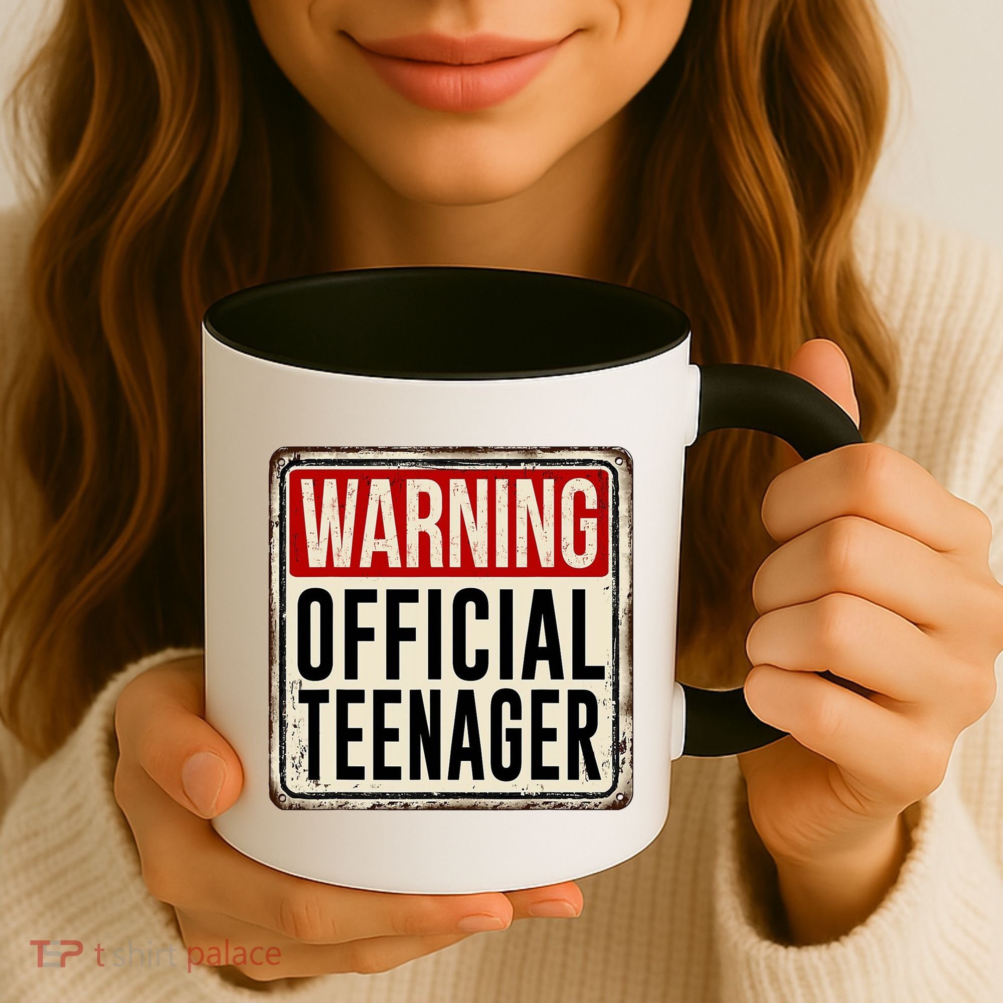 Warning Officially A Teenager Coffee Mug
