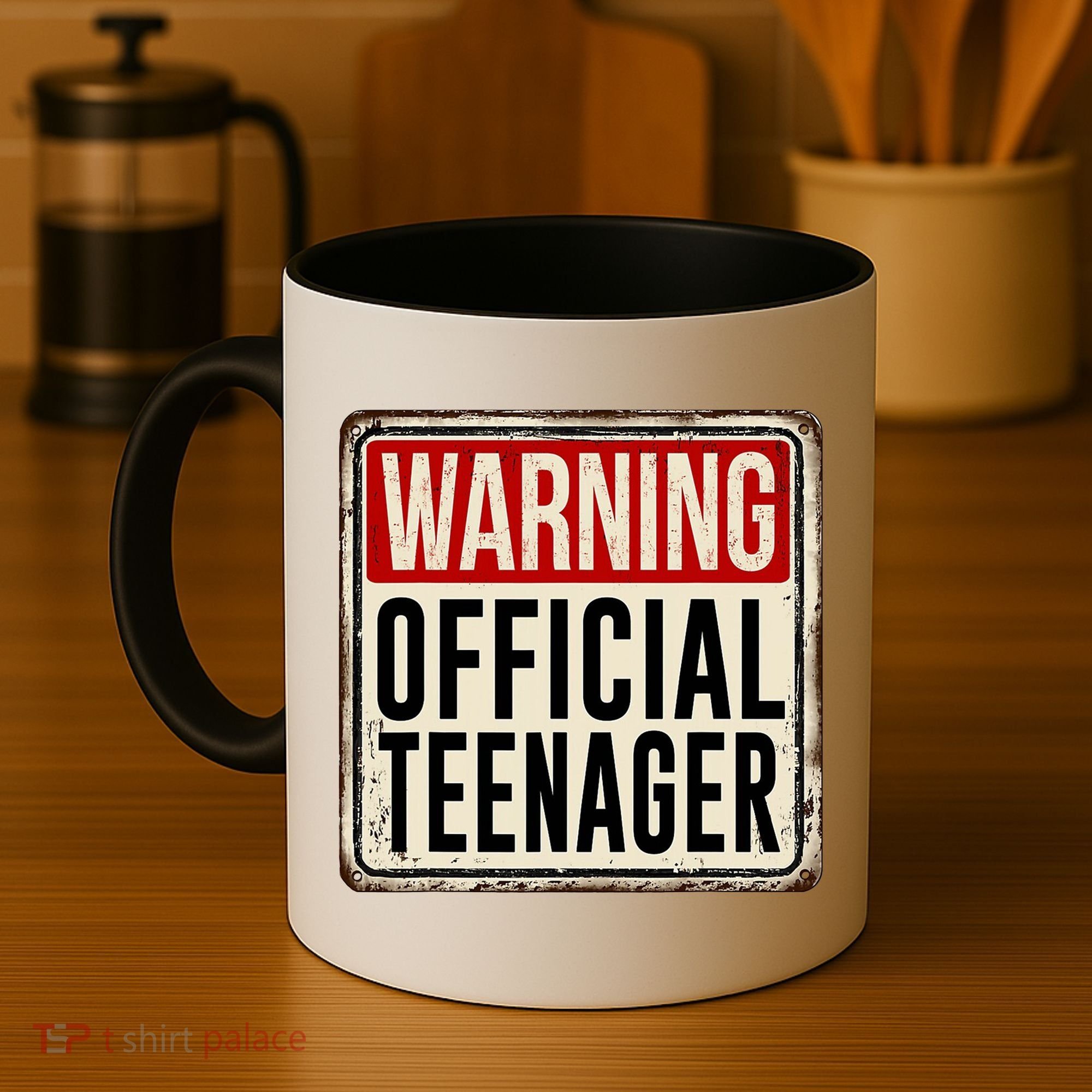 Warning Officially A Teenager Coffee Mug