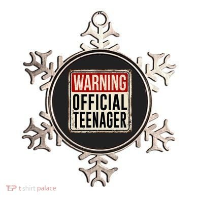 Warning Officially A Teenager Ornament