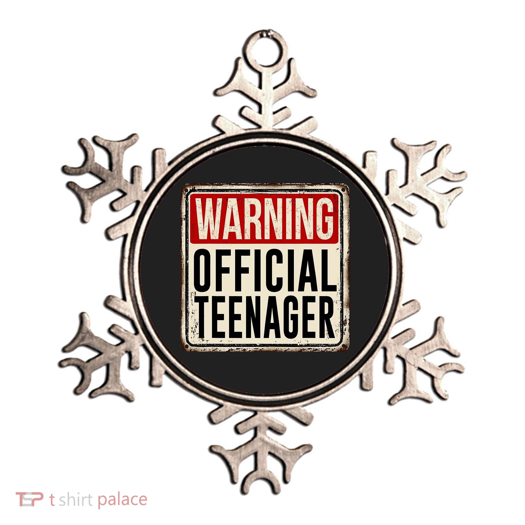Warning Officially A Teenager Ornament