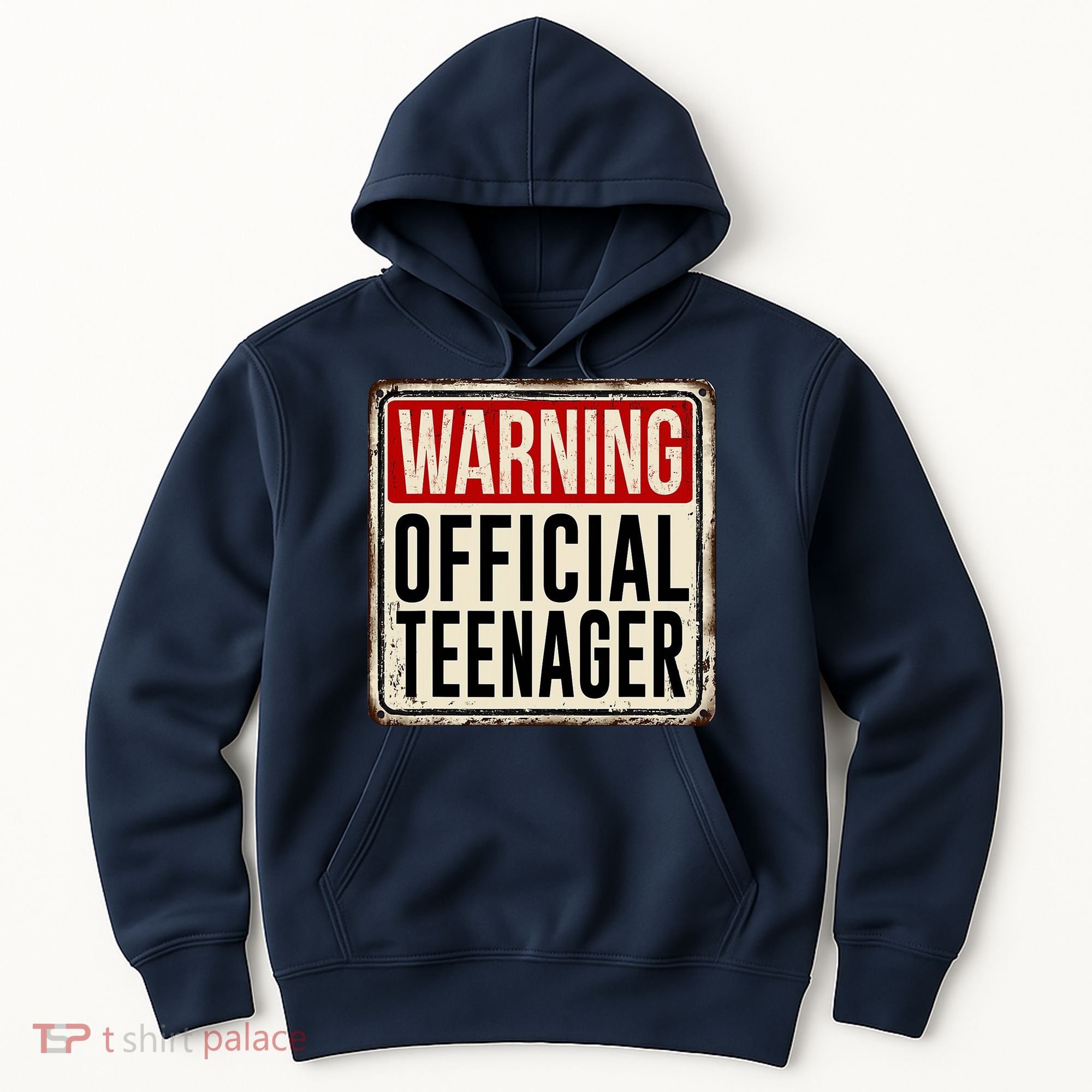 Warning Officially A Teenager Hoodie