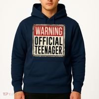 Warning Officially A Teenager Hoodie thumb 2