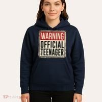 Warning Officially A Teenager Hoodie thumb 5