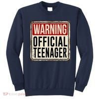 Warning Officially A Teenager Sweatshirt thumb 0