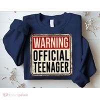 Warning Officially A Teenager Sweatshirt thumb 2