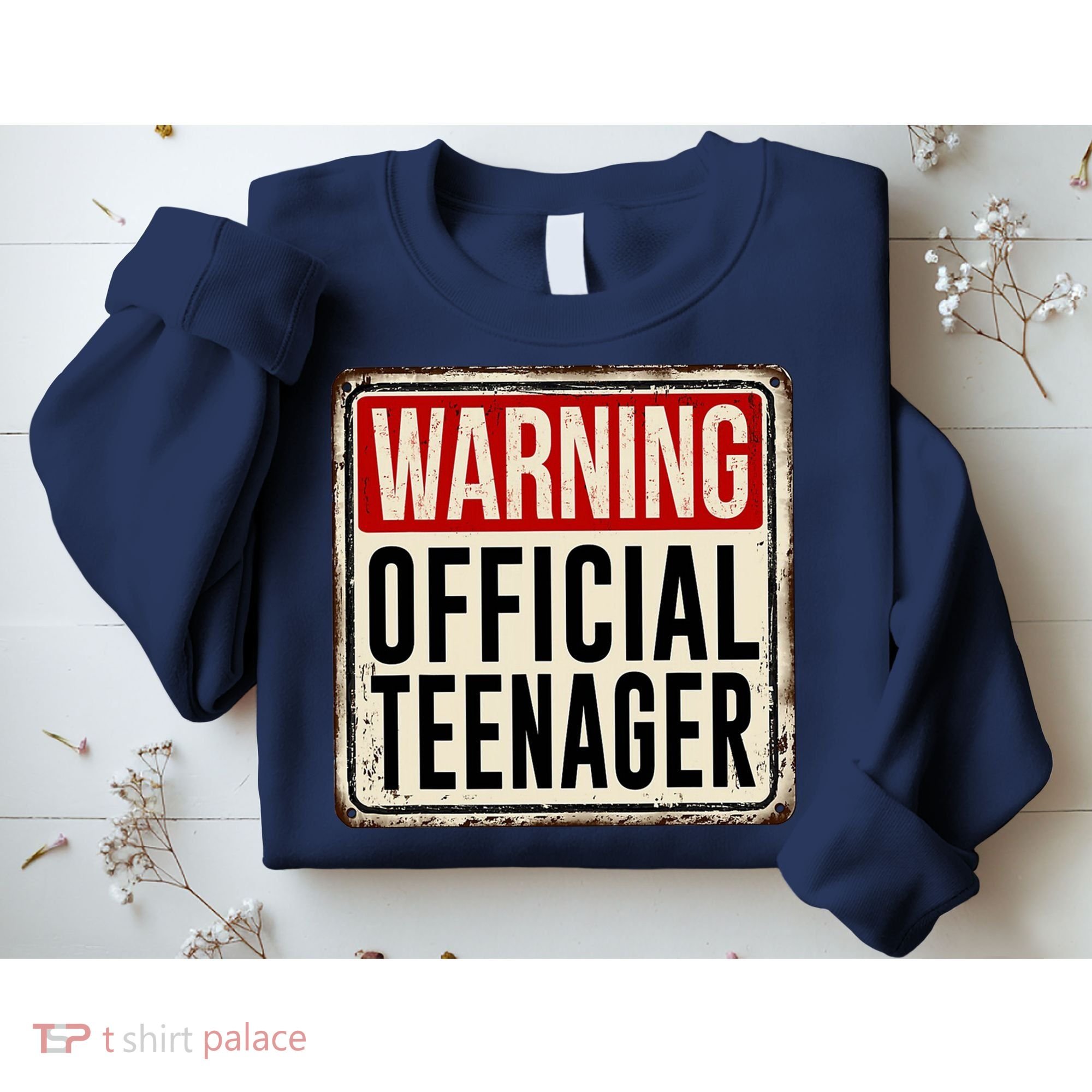 Warning Officially A Teenager Sweatshirt