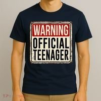 Warning Officially A Teenager T-Shirt thumb 3