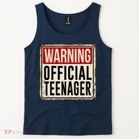 Warning Officially A Teenager Tank Top thumb 2