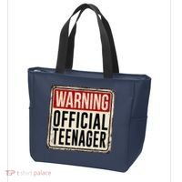 Warning Officially A Teenager Tote Bag thumb 3