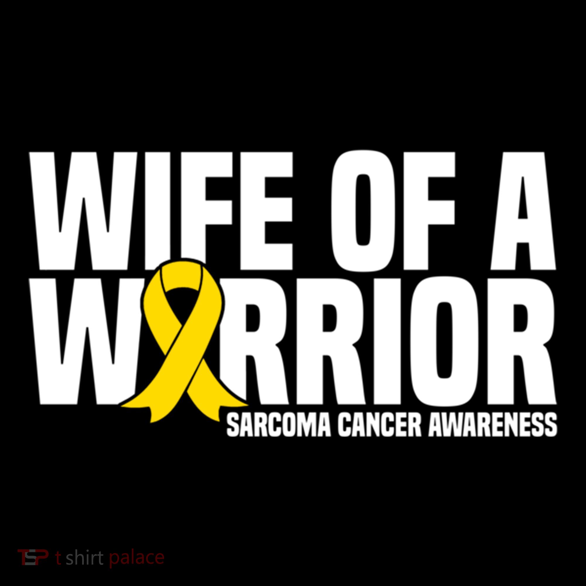 Wife Of A Warrior Bone Cancer Sarcoma Cancer Awareness Great Gift Coffee Mug