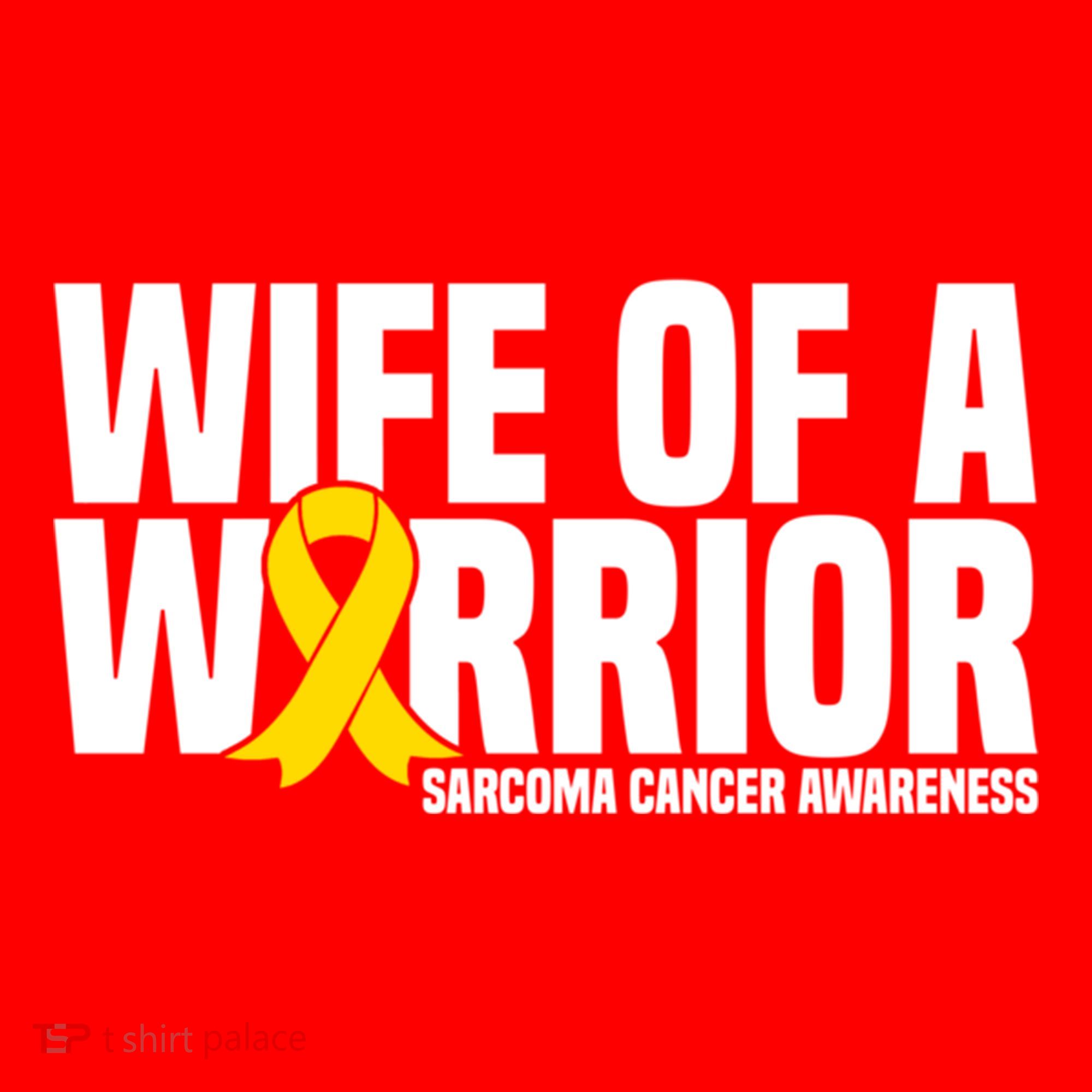 Wife Of A Warrior Bone Cancer Sarcoma Cancer Awareness Great Gift Santa Hat