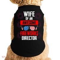 Wife Of An Awesome Fireworks Director Assistant Firework Gift Doggie Tank thumb 0