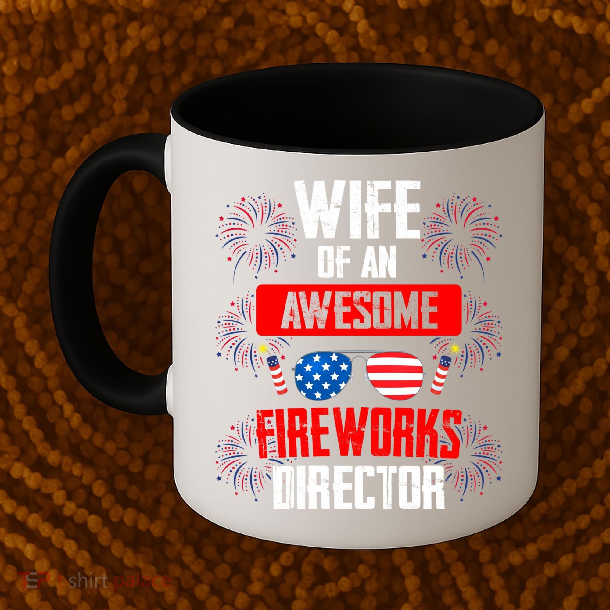 Wife Of An Awesome Fireworks Director Assistant Firework Gift Coffee Mug