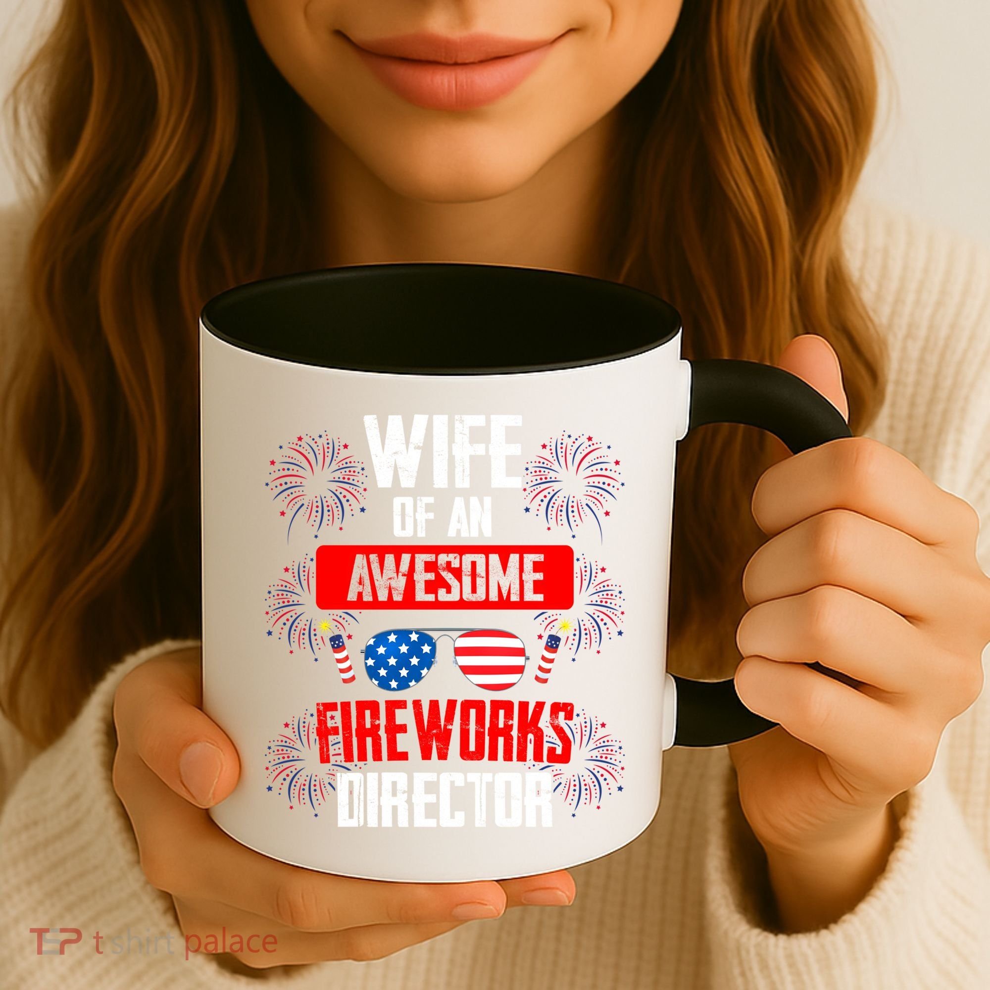 Wife Of An Awesome Fireworks Director Assistant Firework Gift Coffee Mug