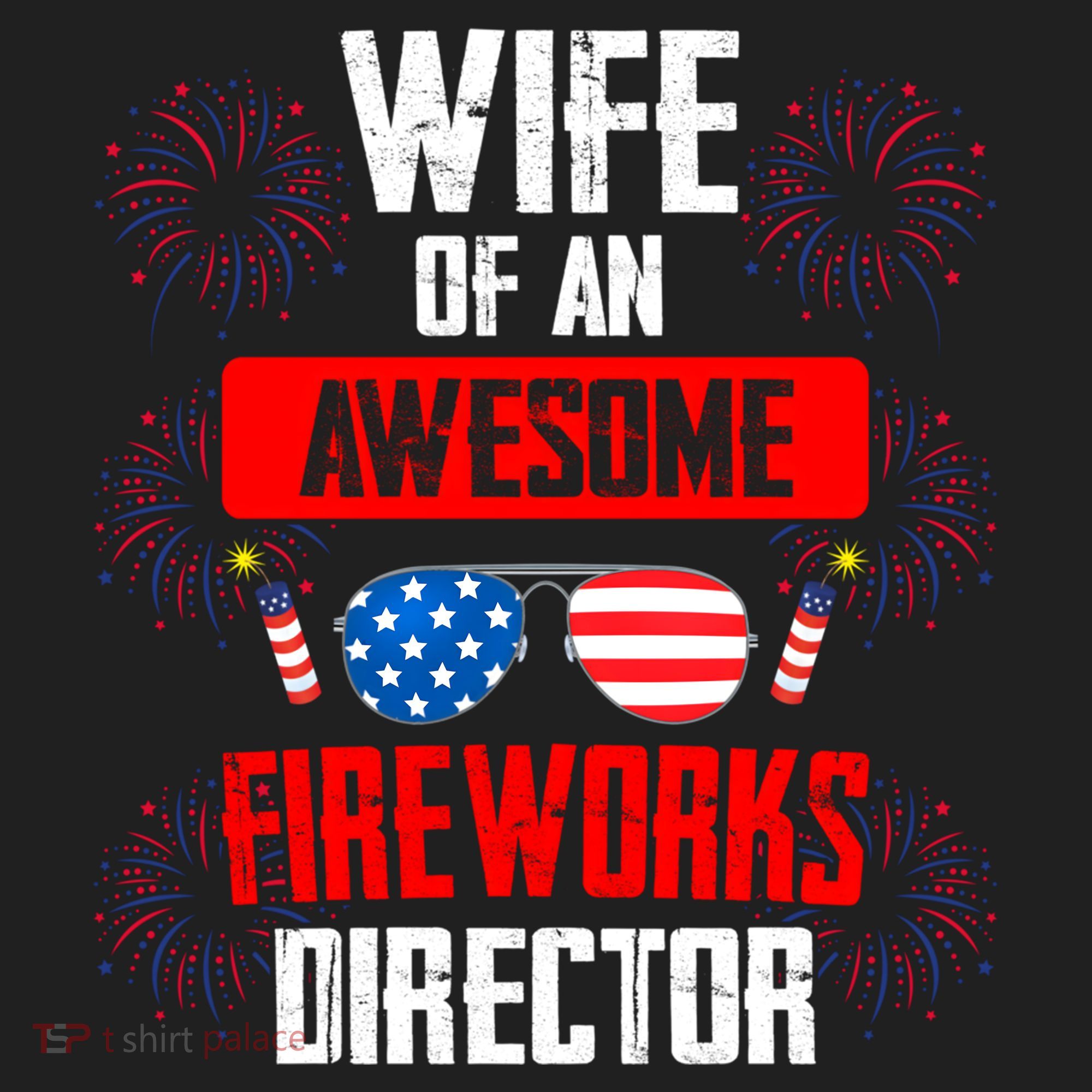 Wife Of An Awesome Fireworks Director Assistant Firework Gift Beanie