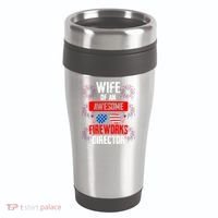 Wife Of An Awesome Fireworks Director Assistant Firework Gift 16oz Travel Tumbler thumb 0