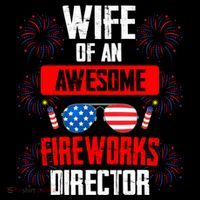 Wife Of An Awesome Fireworks Director Assistant Firework Gift 16oz Travel Tumbler thumb 2