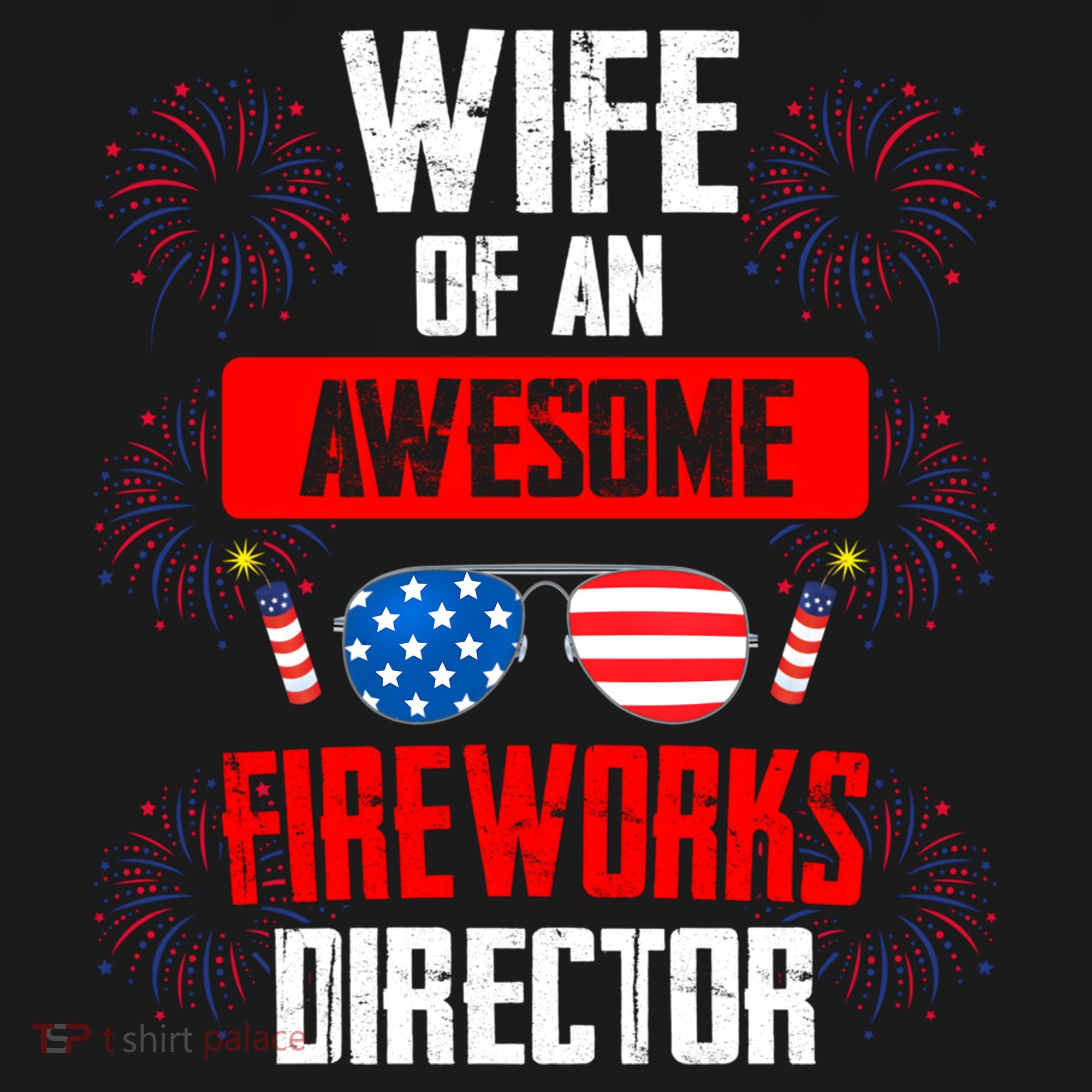 Wife Of An Awesome Fireworks Director Assistant Firework Gift Ornament