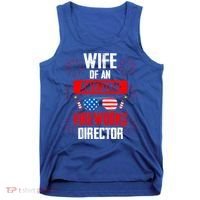 Wife Of An Awesome Fireworks Director Assistant Firework Gift Tank Top thumb 0