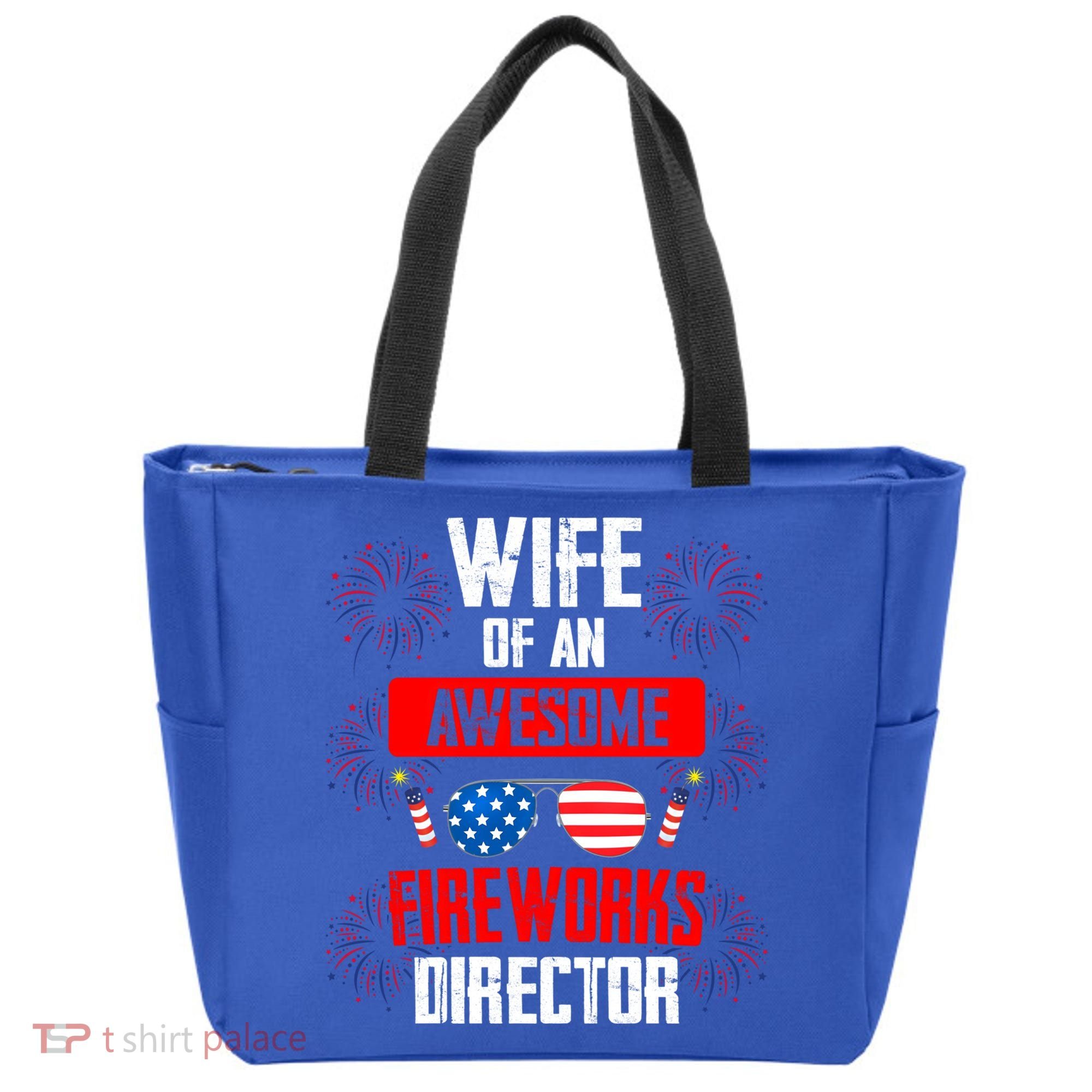 Wife Of An Awesome Fireworks Director Assistant Firework Gift Tote Bag