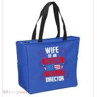 Wife Of An Awesome Fireworks Director Assistant Firework Gift Tote Bag thumb 2