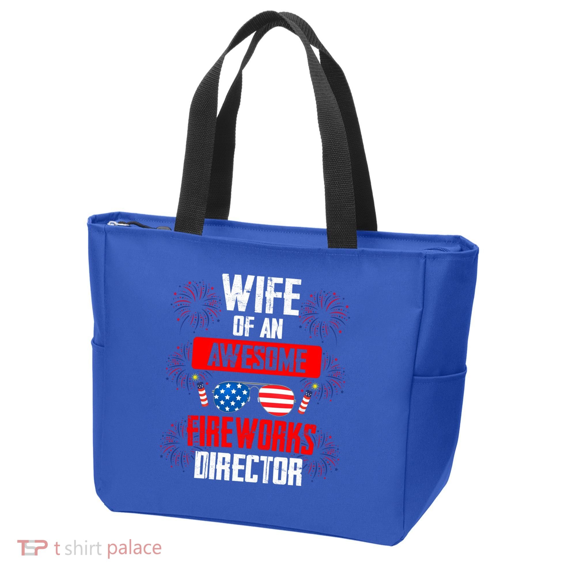 Wife Of An Awesome Fireworks Director Assistant Firework Gift Tote Bag