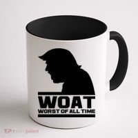 WOAT Anti Trump Worst Of All Time Coffee Mug thumb 1