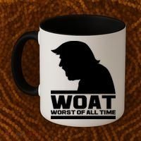 WOAT Anti Trump Worst Of All Time Coffee Mug thumb 2
