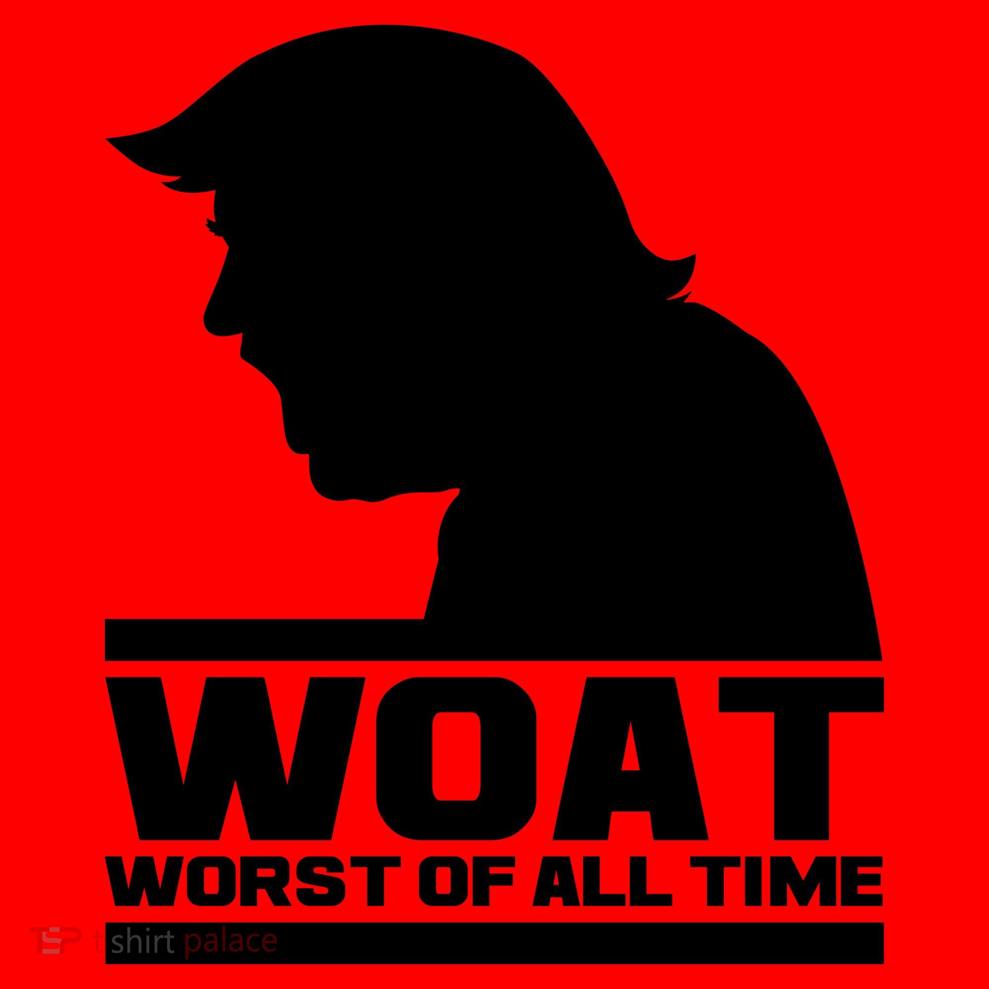 WOAT Anti Trump Worst Of All Time Santa Hat