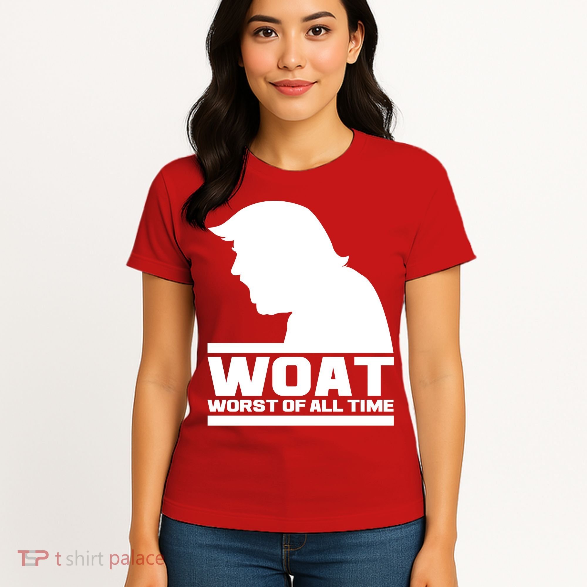 WOAT Anti Trump Worst Of All Time Women's T-Shirt