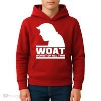 WOAT Anti Trump Worst Of All Time Kids Hoodie thumb 4