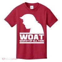 WOAT Anti Trump Worst Of All Time Kids T-Shirt thumb 0