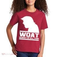 WOAT Anti Trump Worst Of All Time Kids T-Shirt thumb 2
