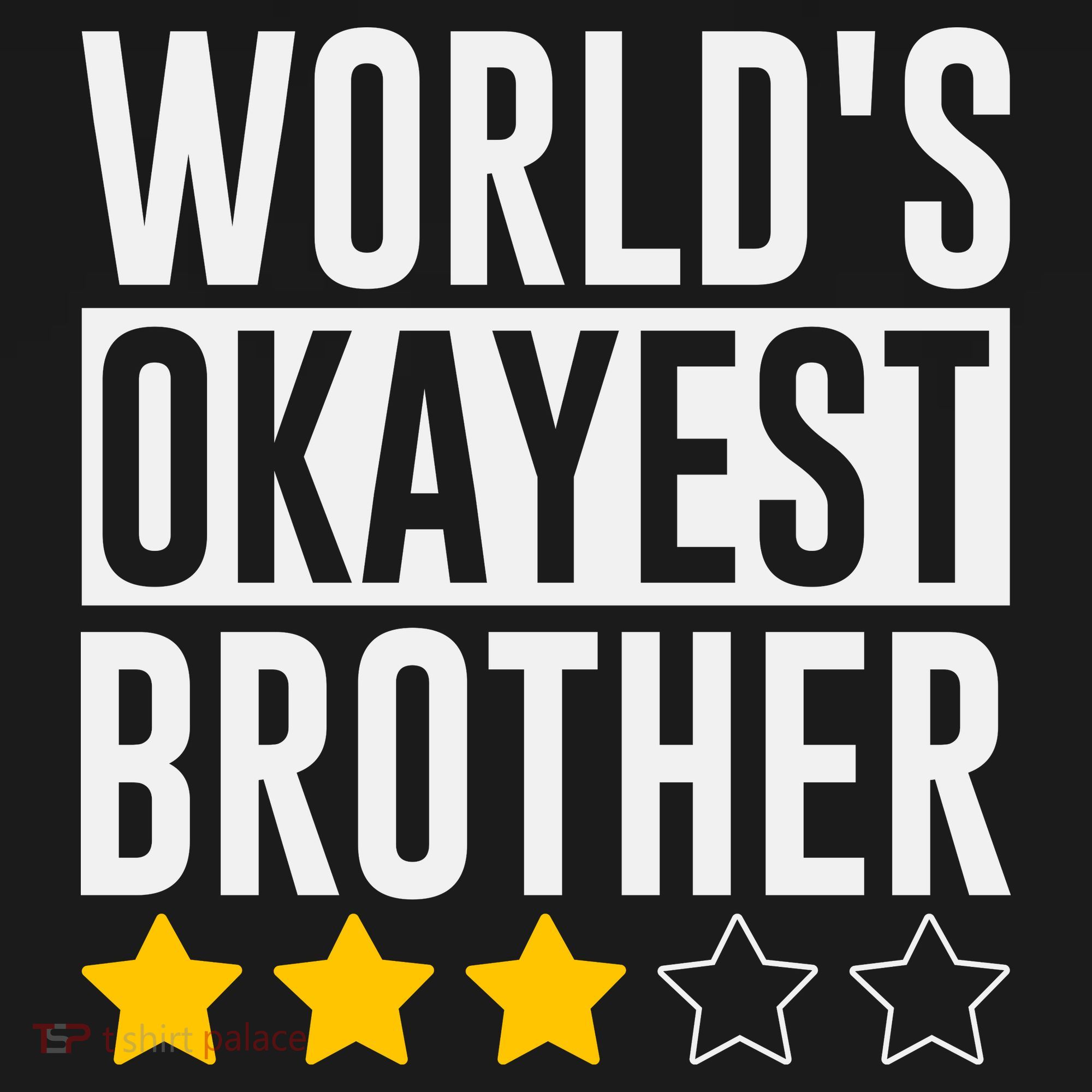 WorldS Okayest Brother Funny Slogan Women's Hoodie