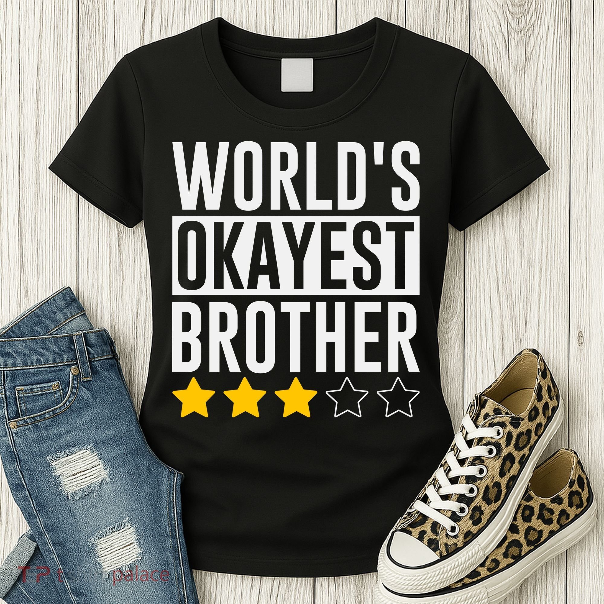 WorldS Okayest Brother Funny Slogan Women's T-Shirt