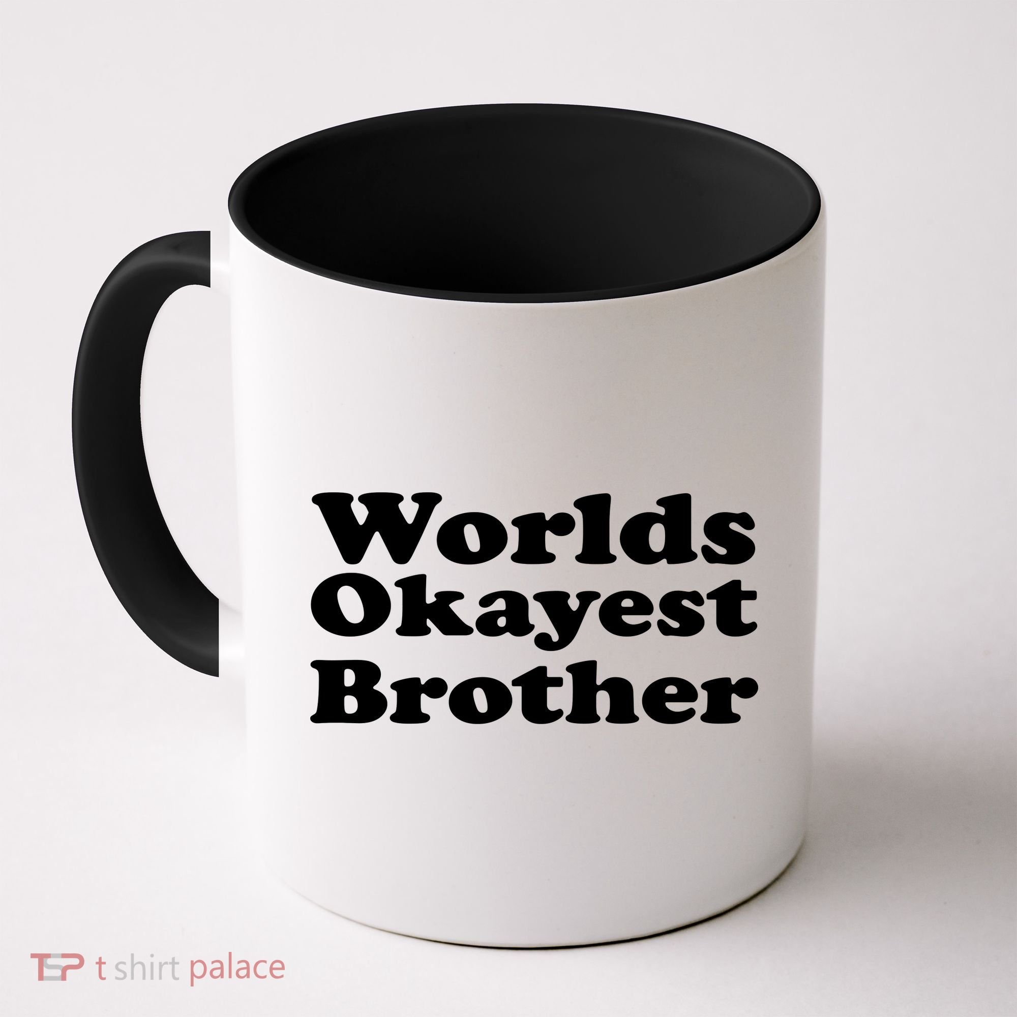 WorldS Okayest Brother Graphic Coffee Mug