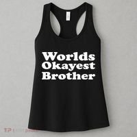 WorldS Okayest Brother Graphic Women's Tank Top thumb 3