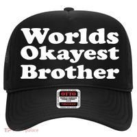 WorldS Okayest Brother Graphic Hat thumb 0
