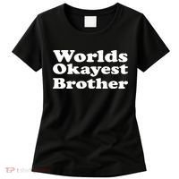 WorldS Okayest Brother Graphic Women's T-Shirt thumb 0