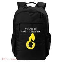 Weapon Of Brass Destruction Humorous Sousaphone Backpack thumb 0