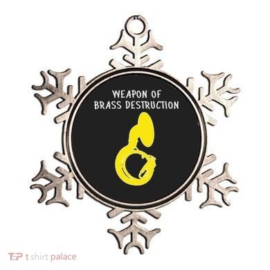 Weapon Of Brass Destruction Humorous Sousaphone Ornament
