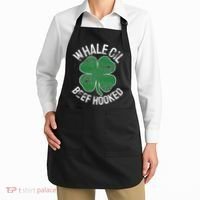 Whale Oil Beef Hooked Gift Speak St Patricks Day Irish Apron thumb 2